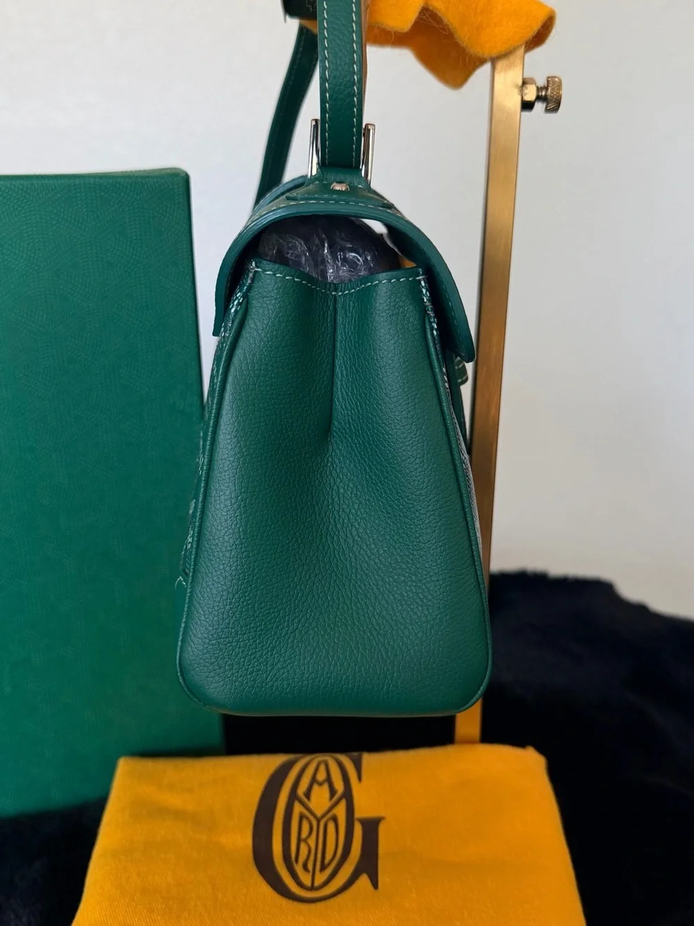 SOLD‼️‼️‼️GOYARD SAÏGON MINI GREEN | ENTRUPY + FULL SET